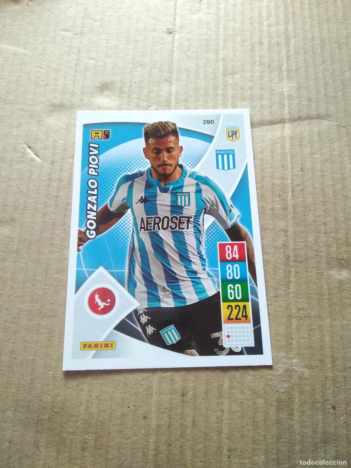 Cromos de F&uacute;tbol: 290 GONZALO PIOVI RACING CROMO FUTBOL ARGENTINO 21-22 PANINI LIGA ARGENTINA 2021-2022