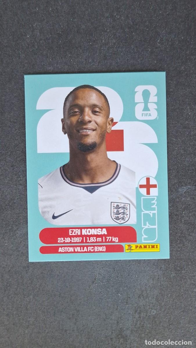 Cromos de F&uacute;tbol: L1 KONSA SELECCION INGLATERRA 5 MUNDIAL FIFA WORLD CUP 2026 PANINI NUNCA PEGADO SIN PEGAR
