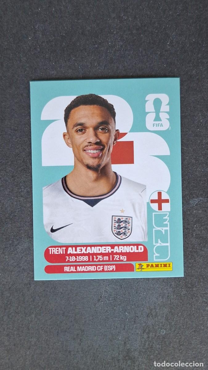 Cromos de F&uacute;tbol: L1 ALEXANDER-ARNOLD SELECCION INGLATERRA 6 MUNDIAL FIFA WORLD CUP 2026 PANINI NUNCA PEGADO SIN PEGAR