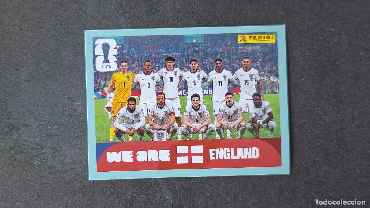 Cromos de F&uacute;tbol: L1 EQUIPO SELECCION INGLATERRA 13 MUNDIAL FIFA WORLD CUP 2026 PANINI NUNCA PEGADO SIN PEGAR