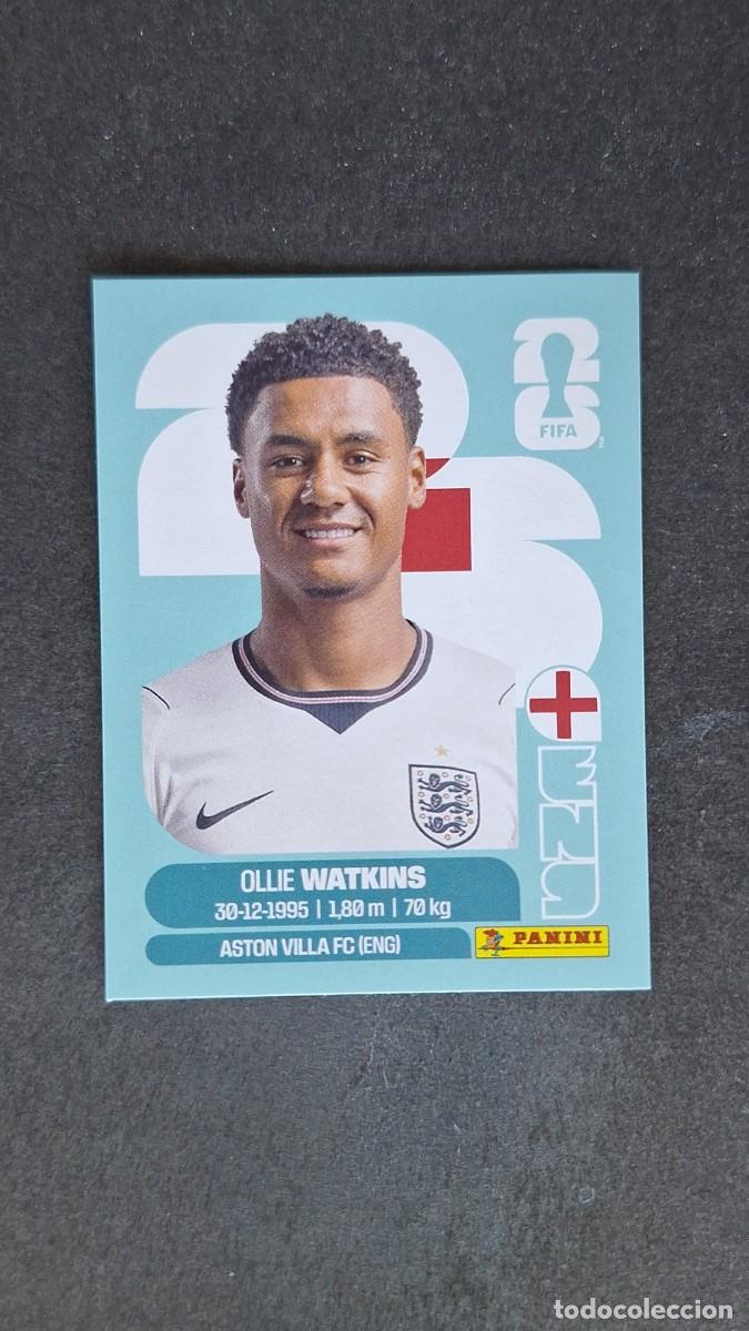 Cromos de F&uacute;tbol: L1 WATKINS SELECCION INGLATERRA 20 MUNDIAL FIFA WORLD CUP 2026 PANINI NUNCA PEGADO SIN PEGAR