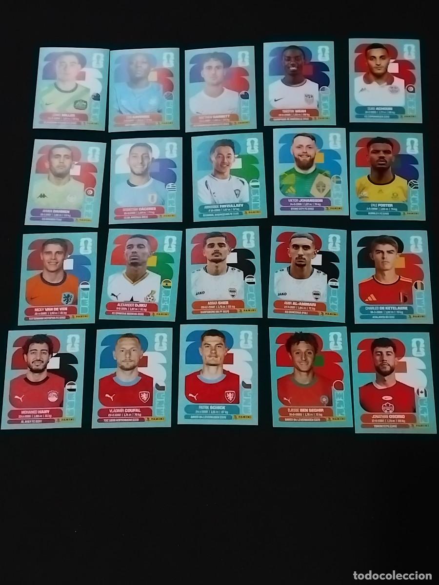 Cromos de F&uacute;tbol: 20 CROMOS MUNDIAL 2026 - LOTE DE 20 CROMOS VARIADOS - PANINI FIFA WORLD CUP 2026 - MUNDIAL 2026 26