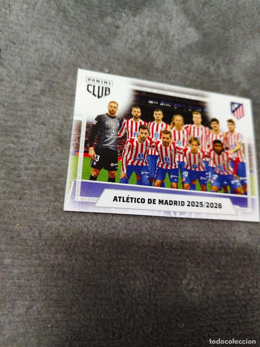 Cromos de F&uacute;tbol: 2 PANINI CLUB ATLETICO DE MADRID 25 26 ATL&Eacute;TICO DE MADRID 2025/2026 ADN 2025 2026