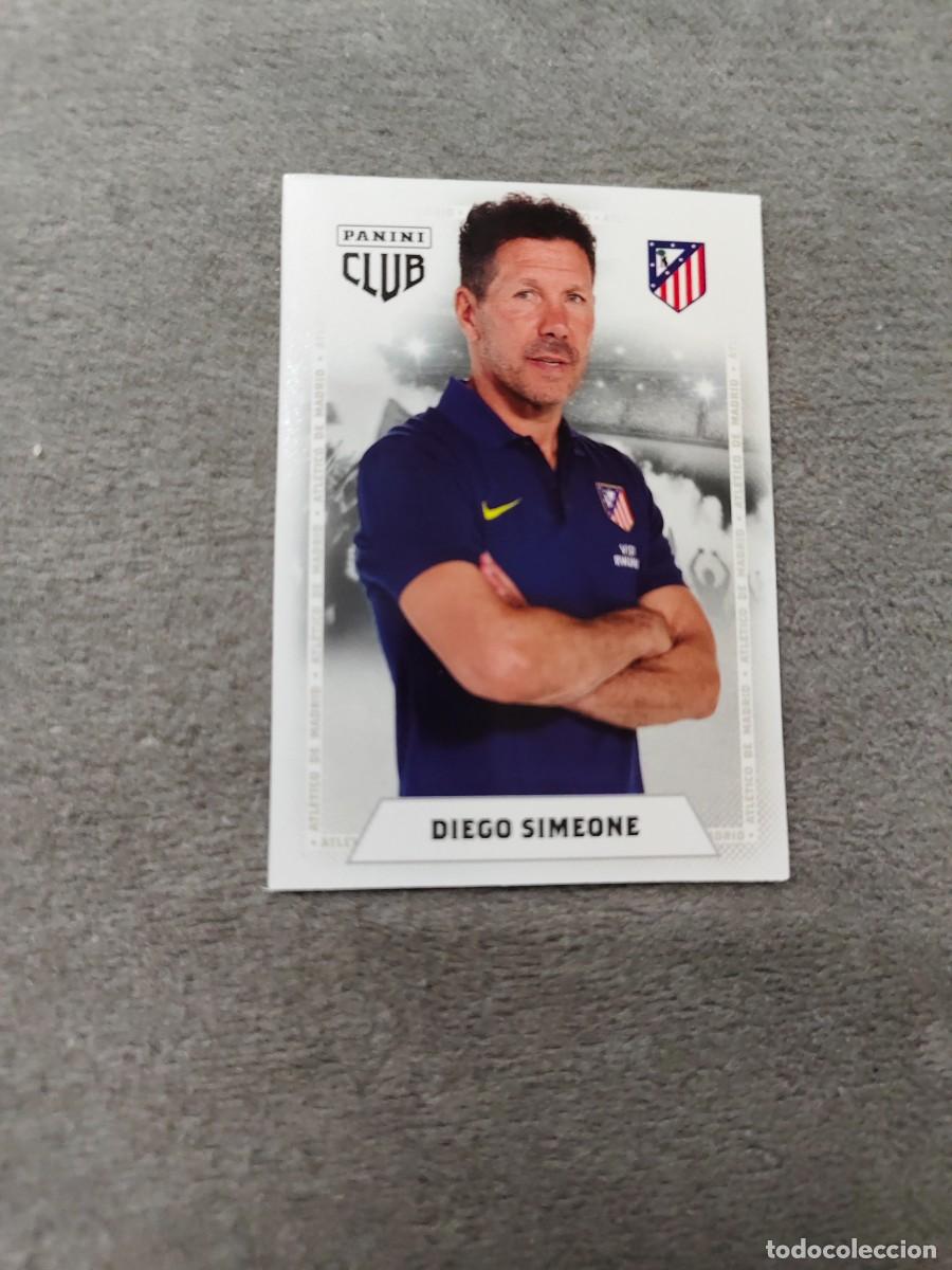 Cromos de F&uacute;tbol: 5 PANINI CLUB ATLETICO DE MADRID 25 26 DIEGO SIMEONE ADN 2025 2026