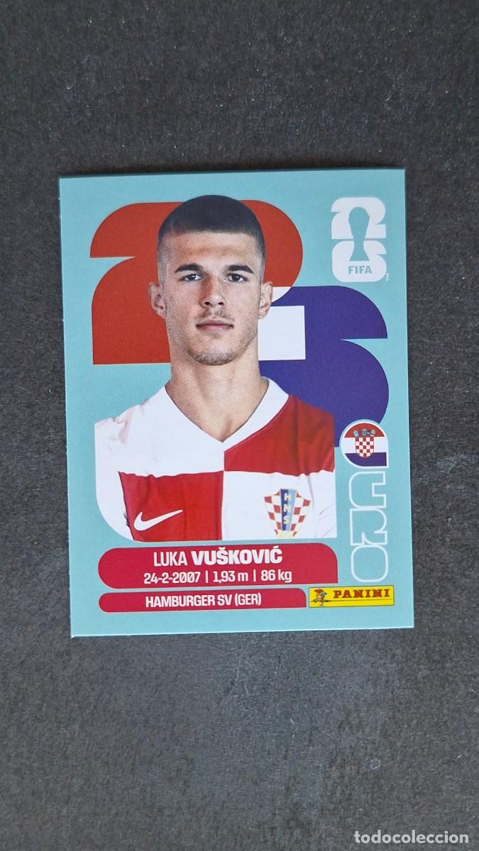Cromos de F&uacute;tbol: L1 VUSKOVIC SELECCION CROACIA 6 MUNDIAL FIFA WORLD CUP 2026 PANINI NUNCA PEGADO SIN PEGAR