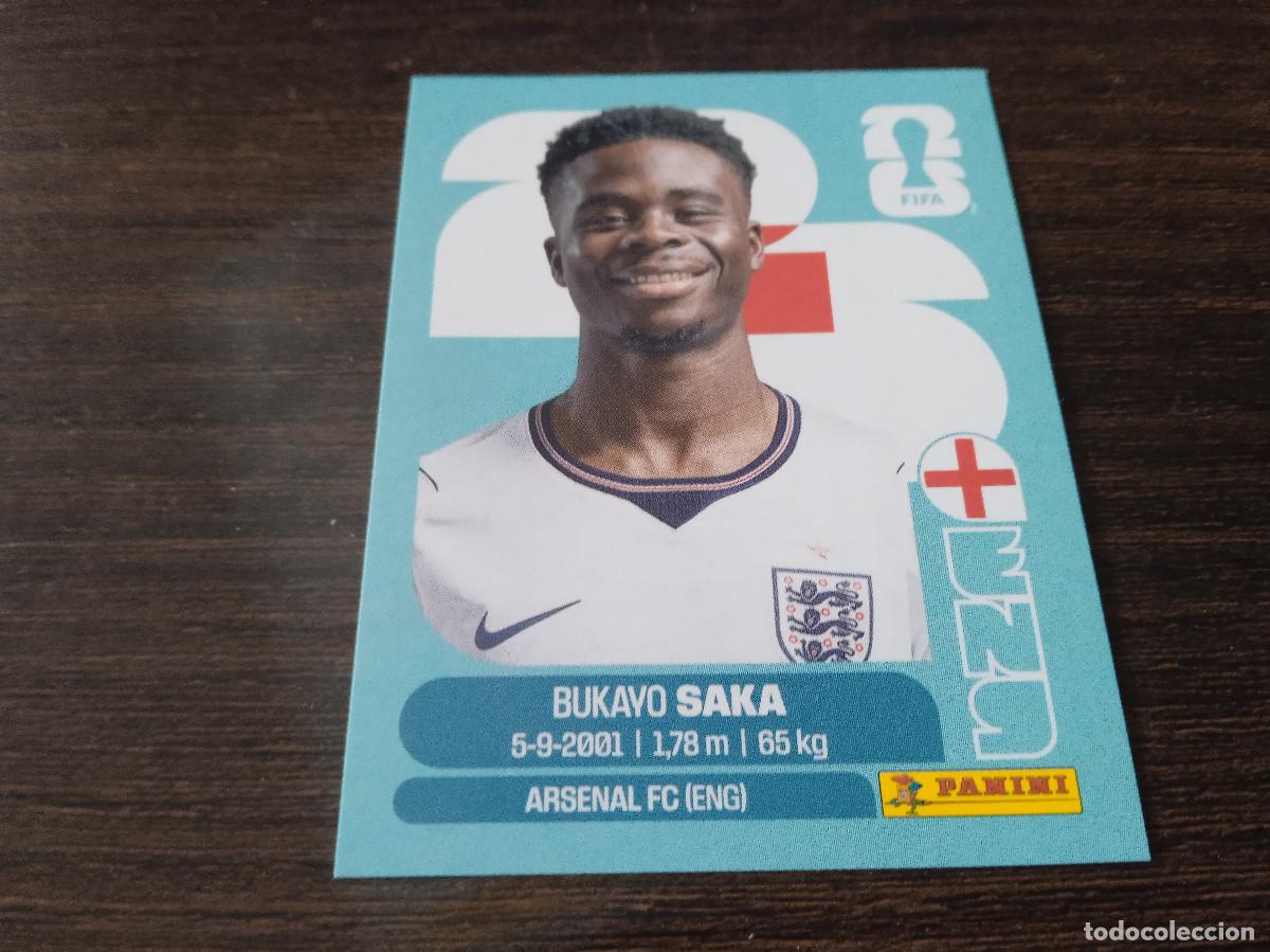 Cromos de F&uacute;tbol: Cromo Mundial Futbol 2026 Panini canada usa Mexico Inglaterra Bukayo Saka ENG 17