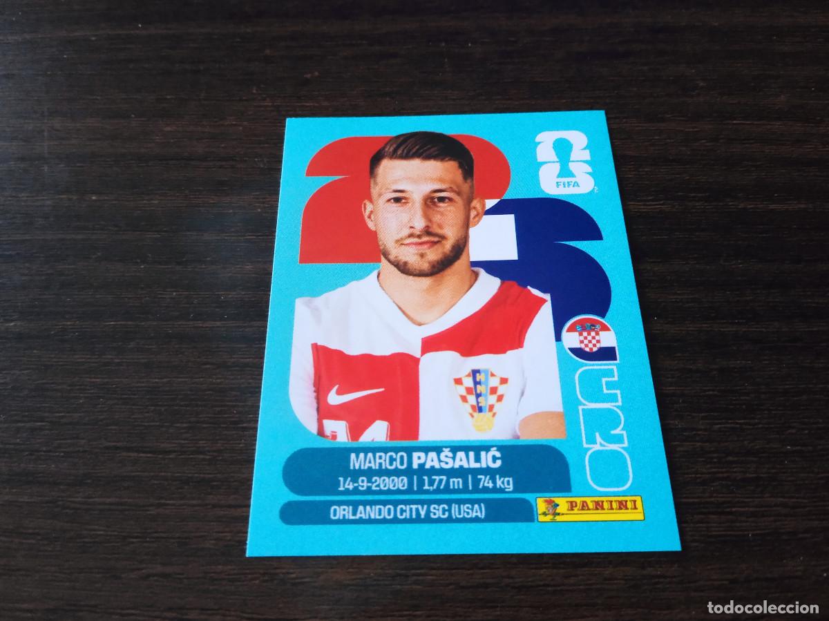 Cromos de F&uacute;tbol: Cromo Mundial Futbol 2026 Panini canada usa Mexico Croacia Marco Pasalic CRO 17
