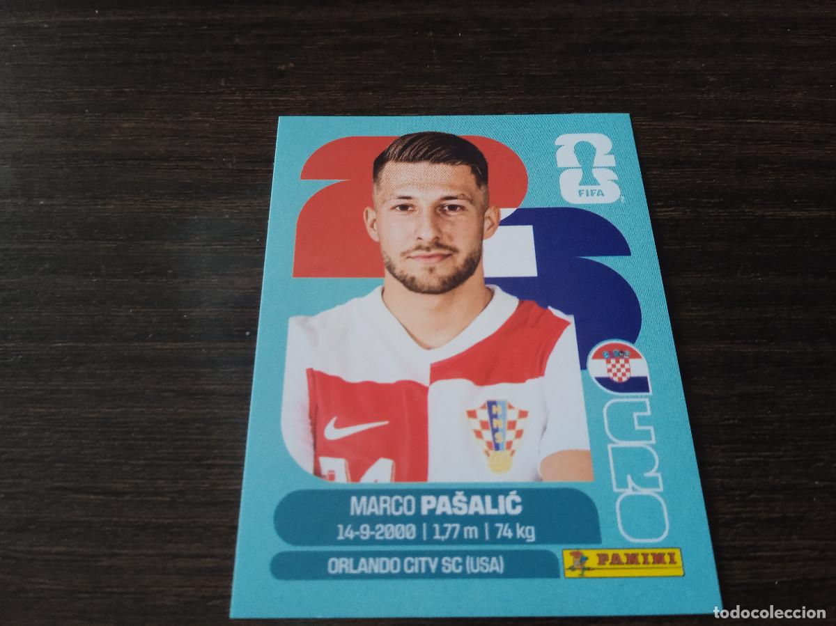 Cromos de F&uacute;tbol: Cromo Mundial Futbol 2026 Panini canada usa Mexico Croacia Marco Pasalic CRO 17