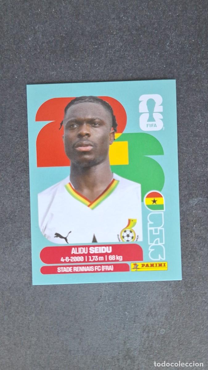 Football Stickers: L1 SEIDU SELECCION GHANA 5 MUNDIAL FIFA WORLD CUP 2026 PANINI NUNCA PEGADO SIN PEGAR