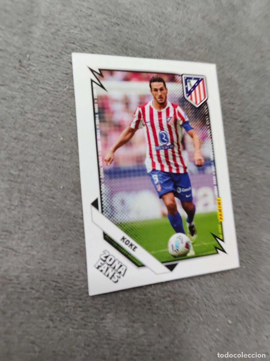 Cromos de F&uacute;tbol: 35 PANINI CLUB ATLETICO DE MADRID 25 26 KOKE ZONA FANS 2025 2026