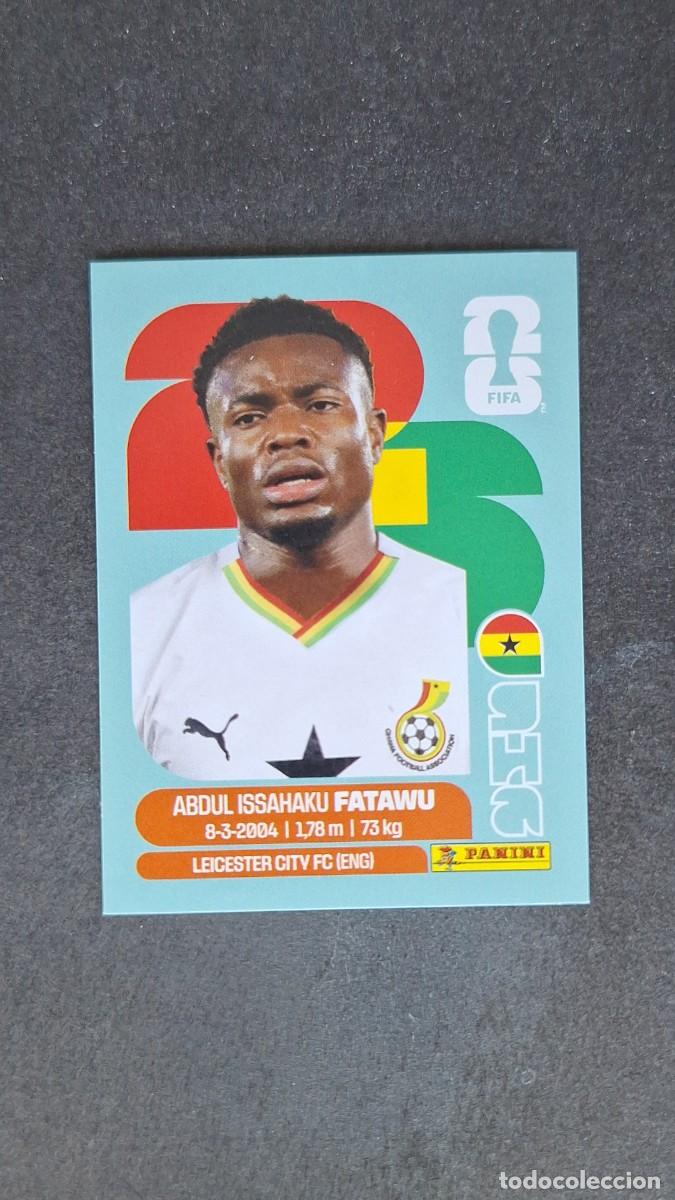 Cromos de F&uacute;tbol: L1 FATAWU SELECCION GHANA 9 MUNDIAL FIFA WORLD CUP 2026 PANINI NUNCA PEGADO SIN PEGAR