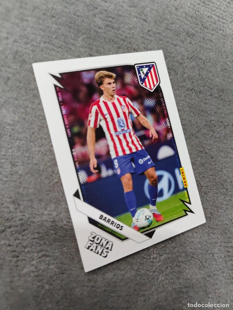 Cromos de F&uacute;tbol: 36 PANINI CLUB ATLETICO DE MADRID 25 26 BARRIOS ZONA FANS 2025 2026