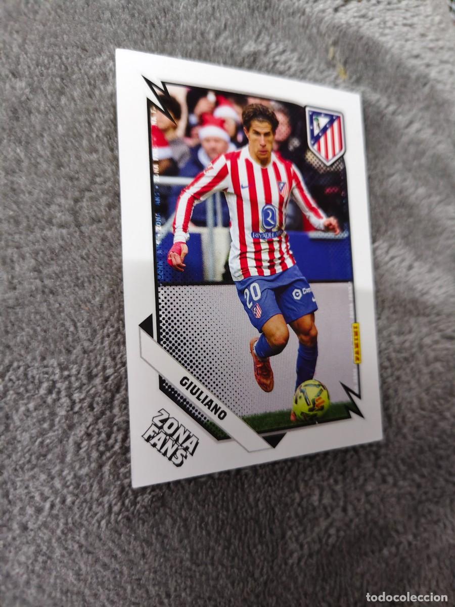 Cromos de F&uacute;tbol: 39 PANINI CLUB ATLETICO DE MADRID 25 26 GIULIANO ZONA FANS 2025 2026