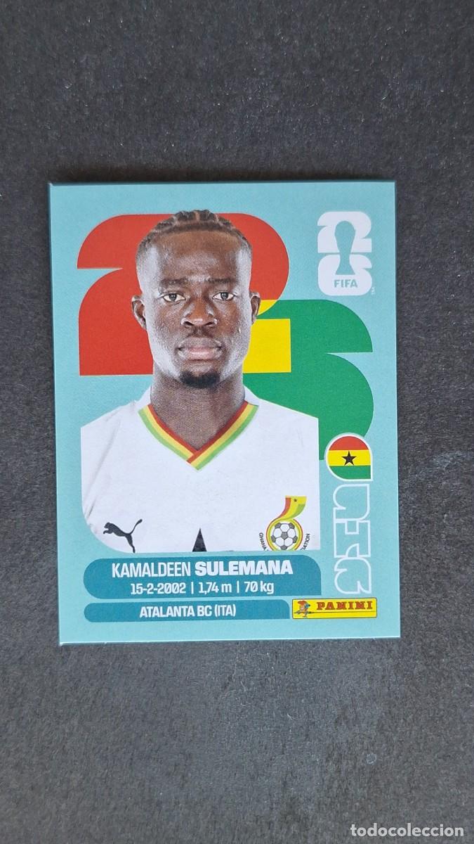 Cromos de F&uacute;tbol: L1 SULEMANA SELECCION GHANA 12 MUNDIAL FIFA WORLD CUP 2026 PANINI NUNCA PEGADO SIN PEGAR