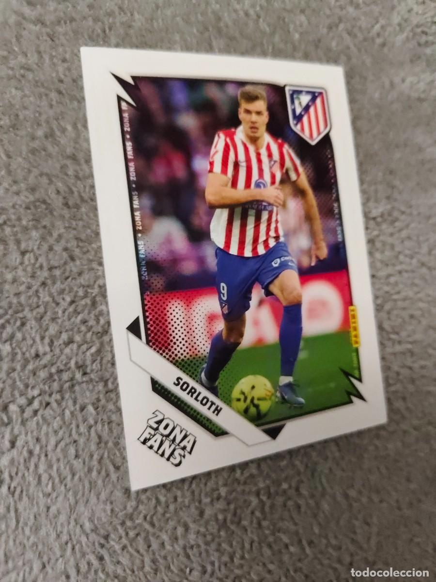 Cromos de F&uacute;tbol: 43 PANINI CLUB ATLETICO DE MADRID 25 26 SORLOTH ZONA FANS 2025 2026