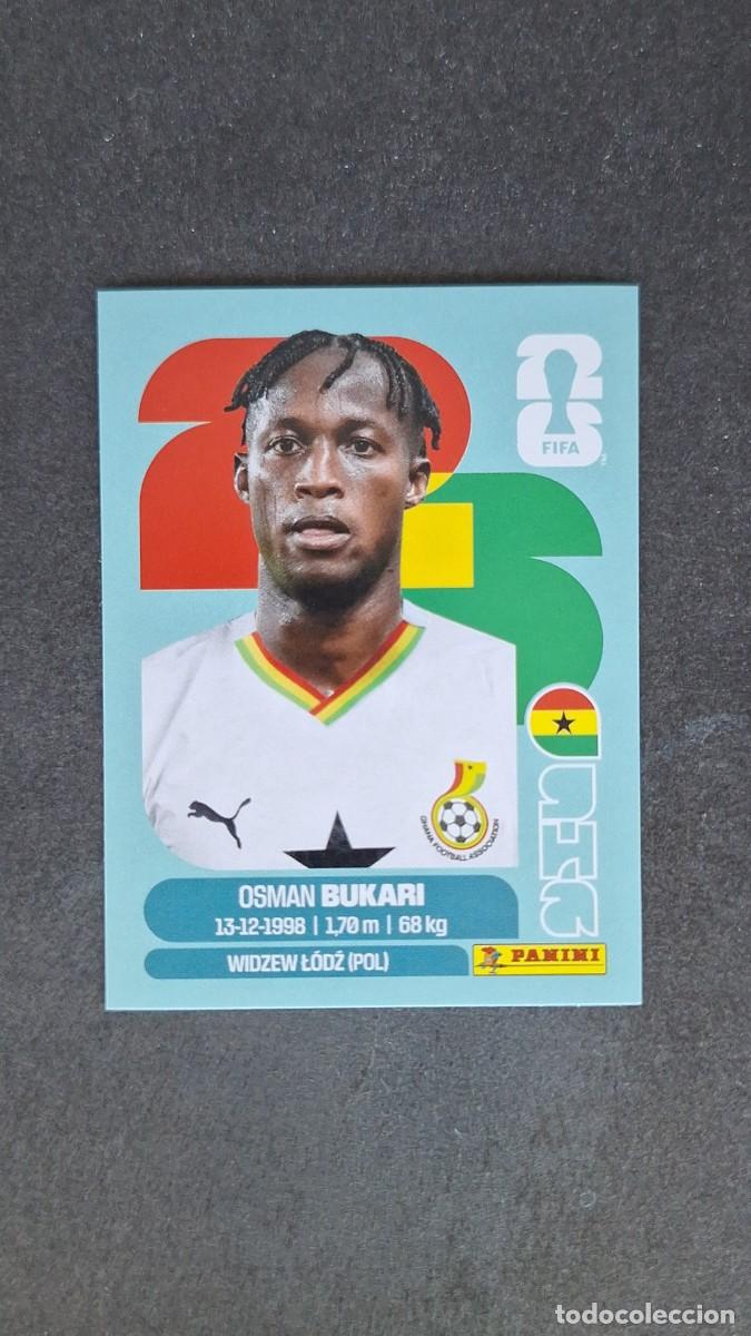 Cromos de F&uacute;tbol: L1 BUKARI SELECCION GHANA 19 MUNDIAL FIFA WORLD CUP 2026 PANINI NUNCA PEGADO SIN PEGAR