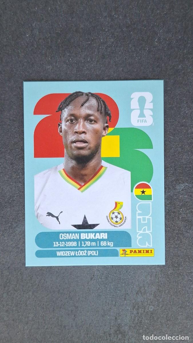 Cromos de F&uacute;tbol: L1 BUKARI SELECCION GHANA 19 MUNDIAL FIFA WORLD CUP 2026 PANINI NUNCA PEGADO SIN PEGAR