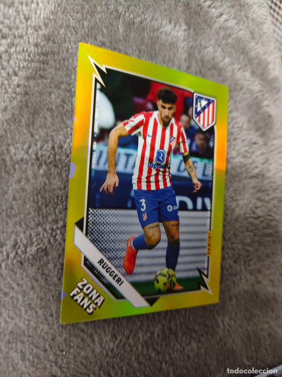 Cromos de F&uacute;tbol: KO34 34 PANINI CLUB ATLETICO DE MADRID 25 26 RUGGERI ZONA FANS GOLD 2025 2026