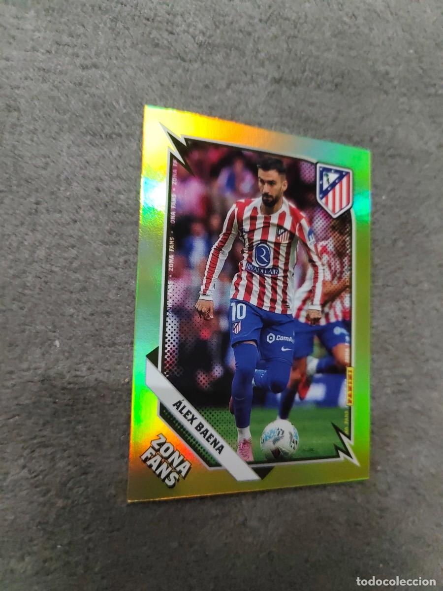 Cromos de F&uacute;tbol: KO37 37 PANINI CLUB ATLETICO DE MADRID 25 26 &Aacute;LEX BAENA ZONA FANS GOLD 2025 2026