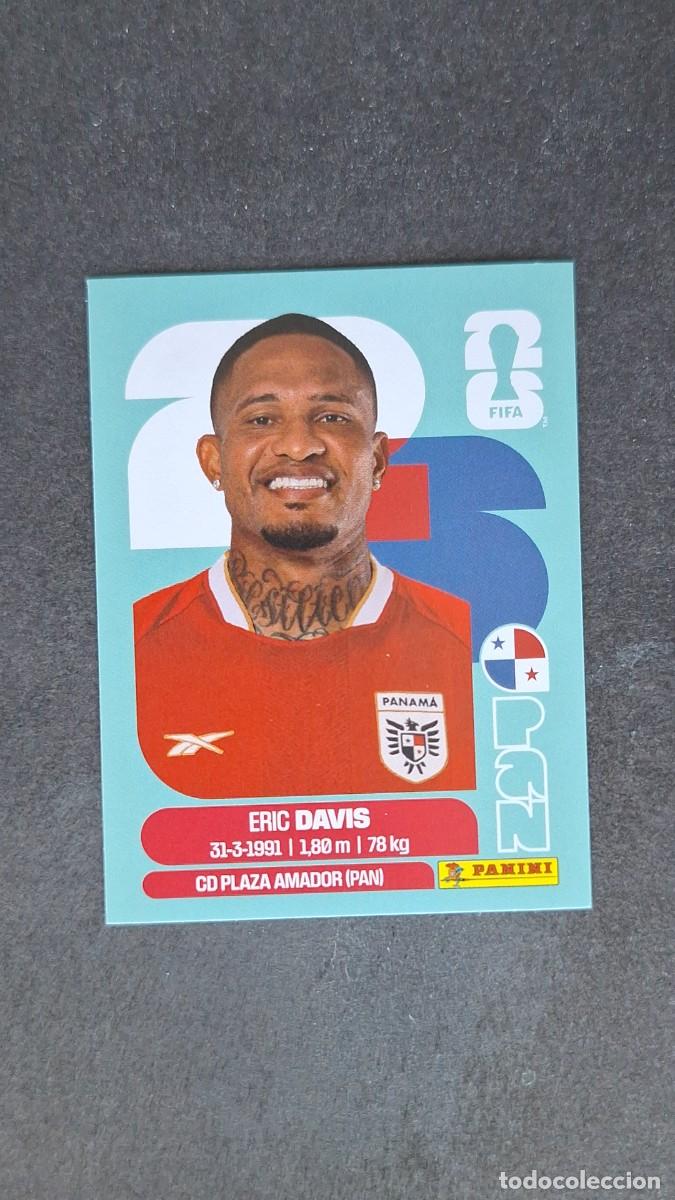 Cromos de F&uacute;tbol: L1 ERIC DAVIS SELECCION PANAMA 7 MUNDIAL FIFA WORLD CUP 2026 PANINI NUNCA PEGADO SIN PEGAR