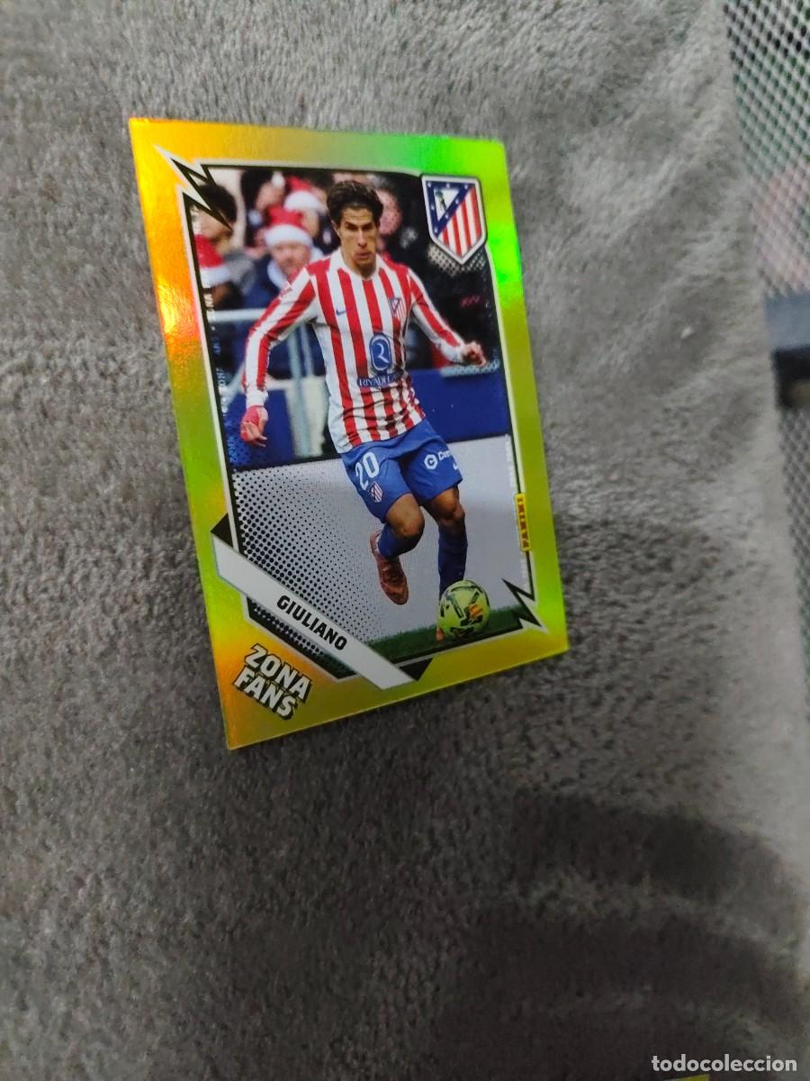 Cromos de F&uacute;tbol: KO39 39 PANINI CLUB ATLETICO DE MADRID 25 26 GIULIANO ZONA FANS GOLD 2025 2026