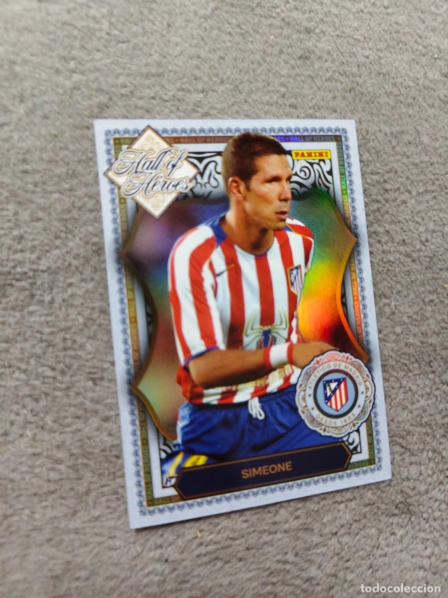 Cromos de F&uacute;tbol: HH3 3 PANINI CLUB ATLETICO DE MADRID 25 26 SIMEONE HALL OF H&Eacute;ROES 2025 2026
