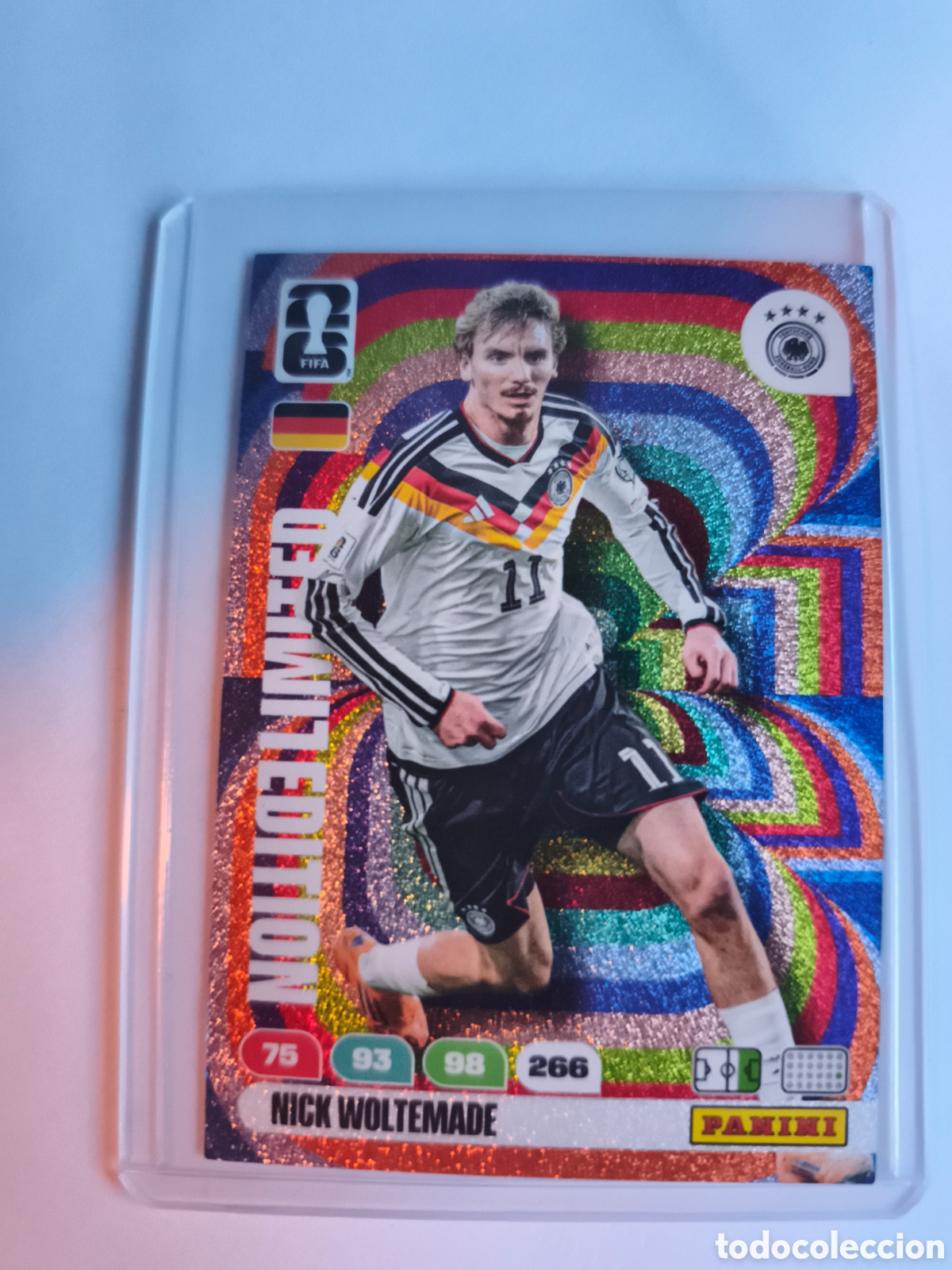 Cartes &agrave; collectionner de Football: FIFA WORLD CUP 2026 LIMITED EDITION NICK WOLTEMADE