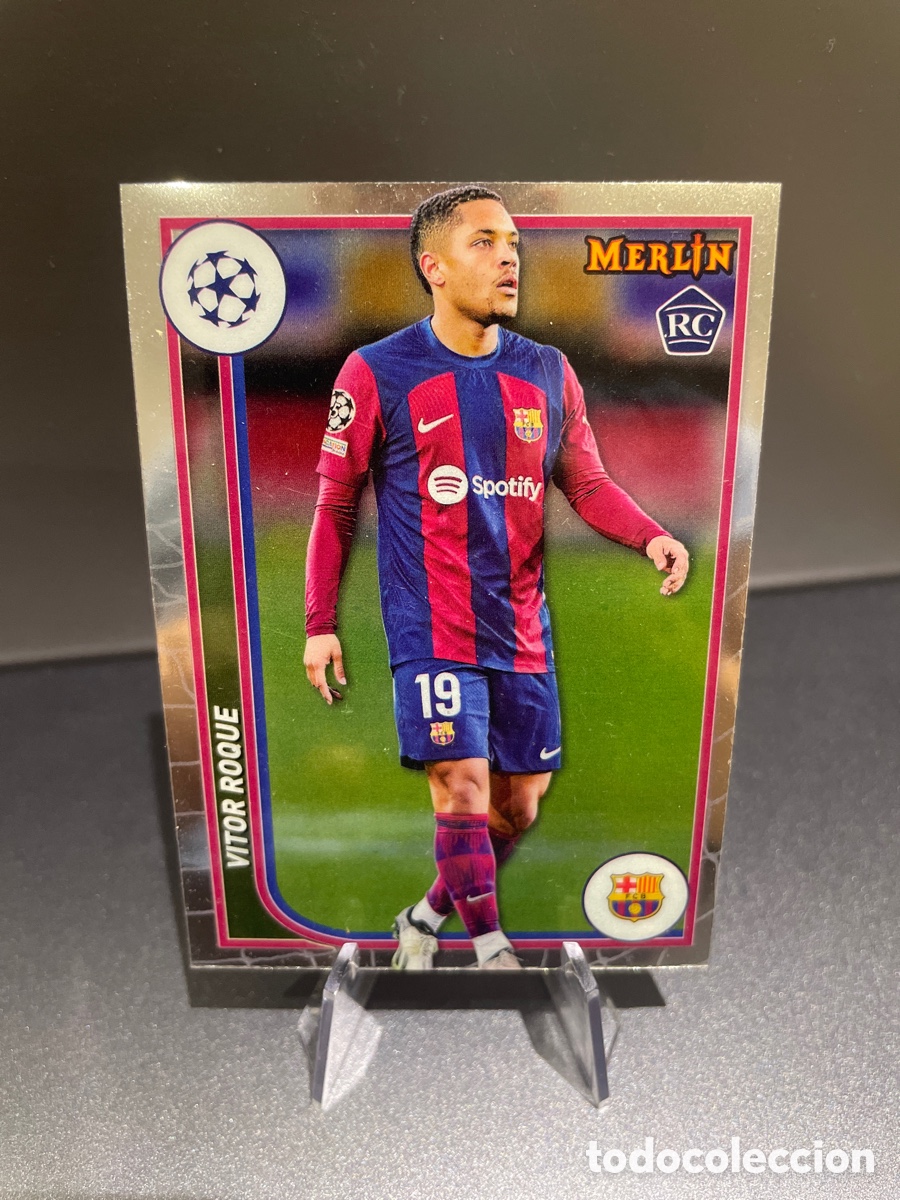 Cartes &agrave; collectionner de Football: Vitor Roque 138 Rookie Topps Merlin 2024 FC Barcelona