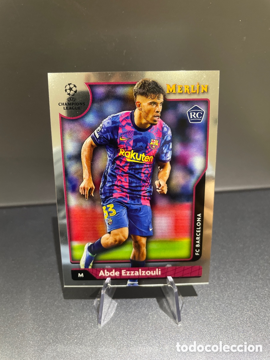 Football Stickers: Abde 78 Rookie Topps Merlin 2021-22 FC Barcelona