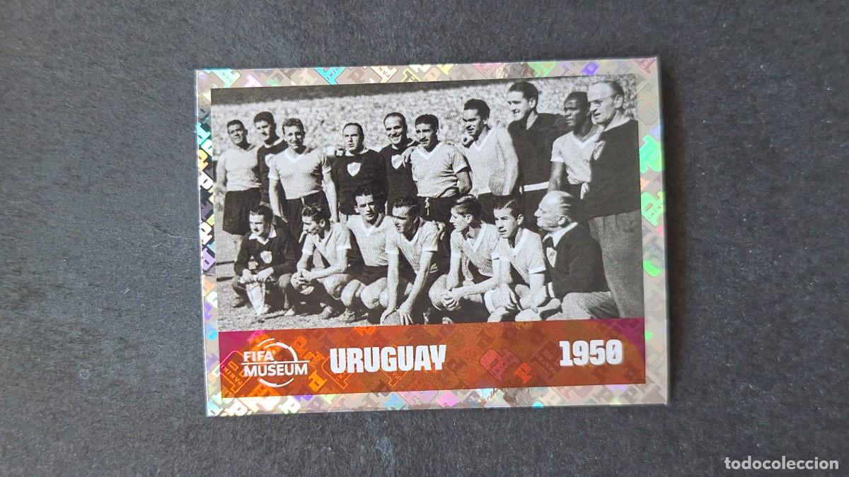 Cromos de F&uacute;tbol: L1 EQUIPO SELECCION URUGUAY 1950 MUNDIAL FIFA WORLD CUP 2026 PANINI NUNCA PEGADO SIN PEGAR
