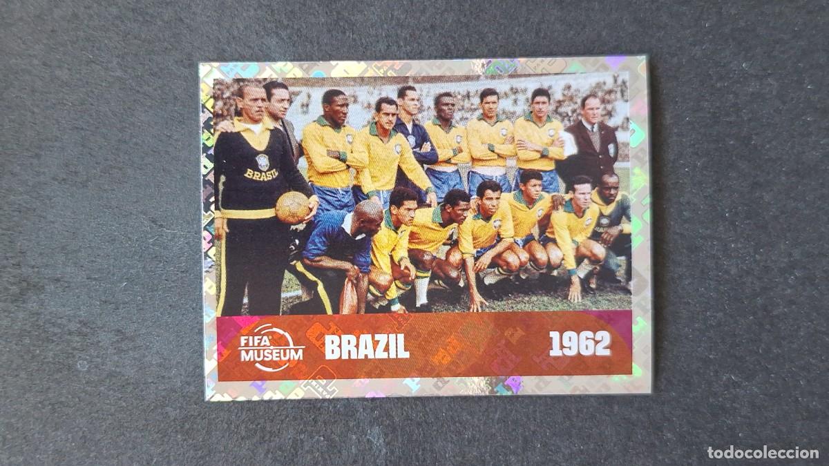 Cromos de F&uacute;tbol: L1 EQUIPO SELECCION BRASIL 1962 MUNDIAL FIFA WORLD CUP 2026 PANINI NUNCA PEGADO SIN PEGAR