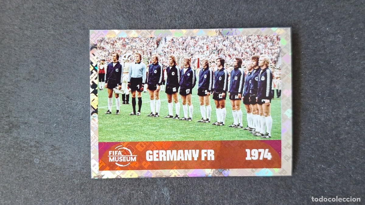Cromos de F&uacute;tbol: L1 EQUIPO SELECCION ALEMANIA FR 1974 MUNDIAL FIFA WORLD CUP 2026 PANINI NUNCA PEGADO SIN PEGAR