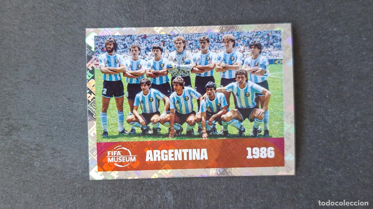 Cromos de F&uacute;tbol: L1 EQUIPO SELECCION ARGENTINA 1986 MUNDIAL FIFA WORLD CUP 2026 PANINI NUNCA PEGADO SIN PEGAR
