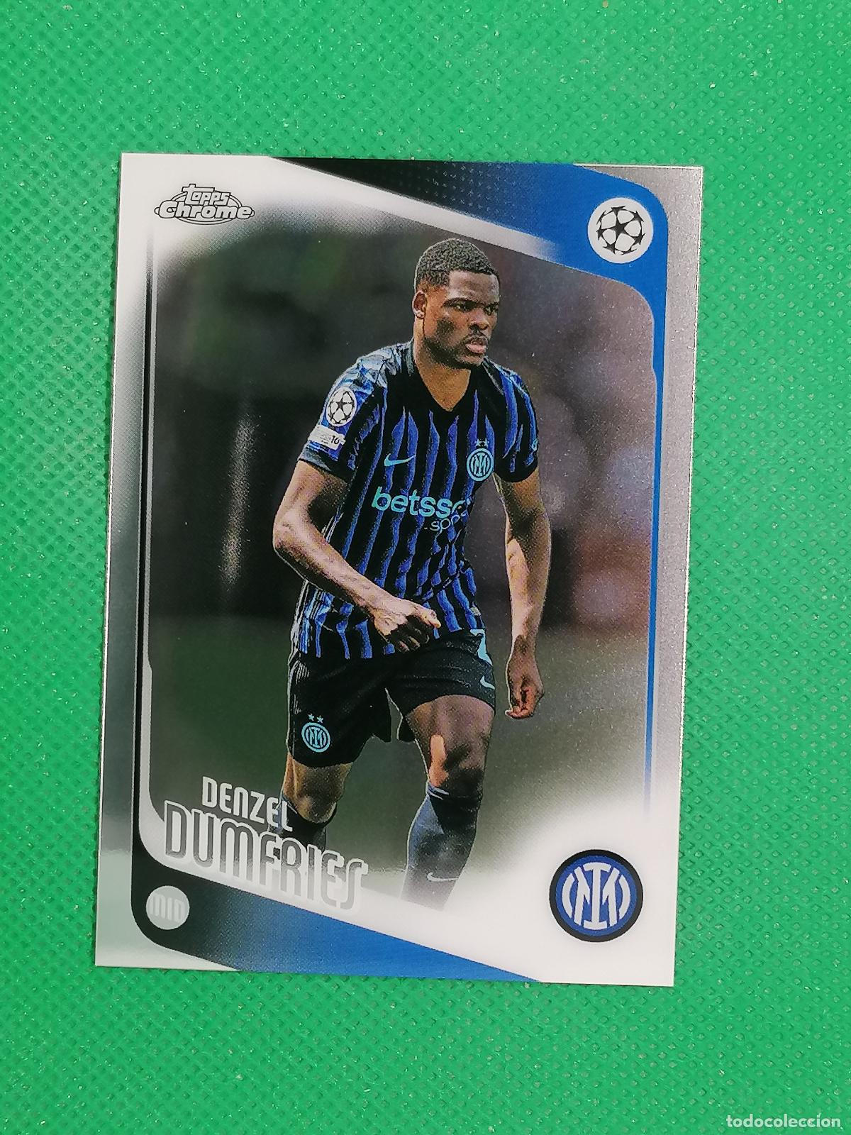 Cromos de F&uacute;tbol: 145 DENZEL DUMFRIES INTER MILAN ⚽ TOPPS CHROME UCC 25 26 2025 2026 ⚽