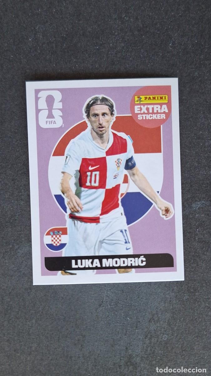 Cromos de F&uacute;tbol: L1 LUKA MODRIC EXTRA STICKER SELECCION CROACIA MUNDIAL FIFA WORLD CUP 2026 PANINI NUNCA PEGADO