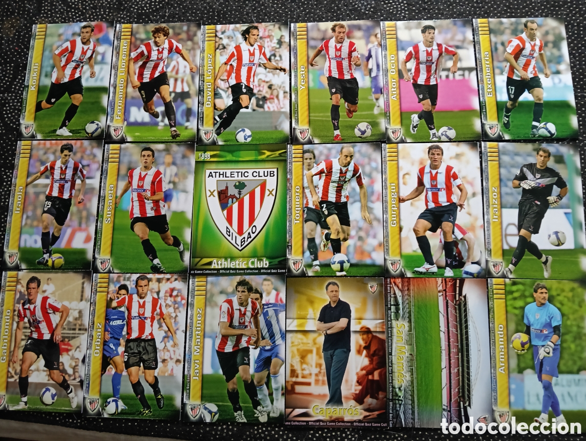 Cromos de F&uacute;tbol: 18 cromos diferentes del ATLETIC CLUB DE BILBAO liga 2009-10, en buen estado