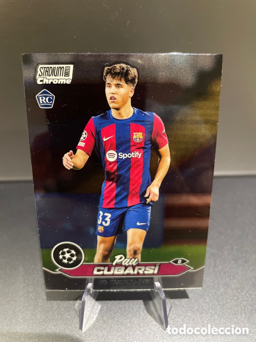 Cromos de Futebol: Cubarsi 67 Rookie Topps Stadium Chrome 2023-24 FC Barcelona