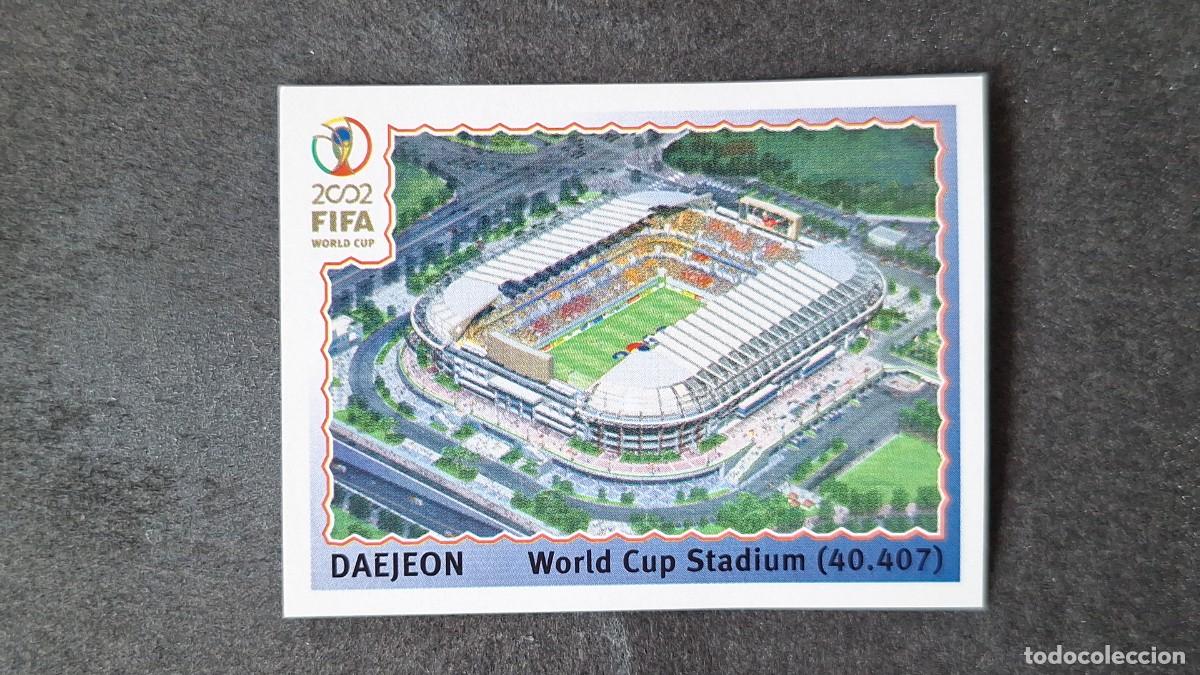 Cromos de F&uacute;tbol: L2 DAEJEON ESTADIO WORLD CUP STADIUM 8 MUNDIAL KOREA Y JAPON 2002 PANINI NUNCA PEGADO SIN PEGAR