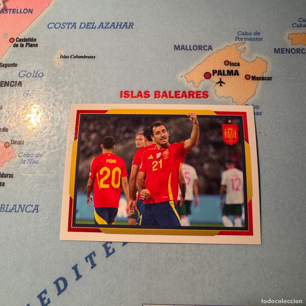 Cromos de F&uacute;tbol: n&uacute;mero 5 de la selecci&oacute;n espa&ntilde;ola &ldquo;Espa&ntilde;a 2026&rdquo; del Carrefour 2026