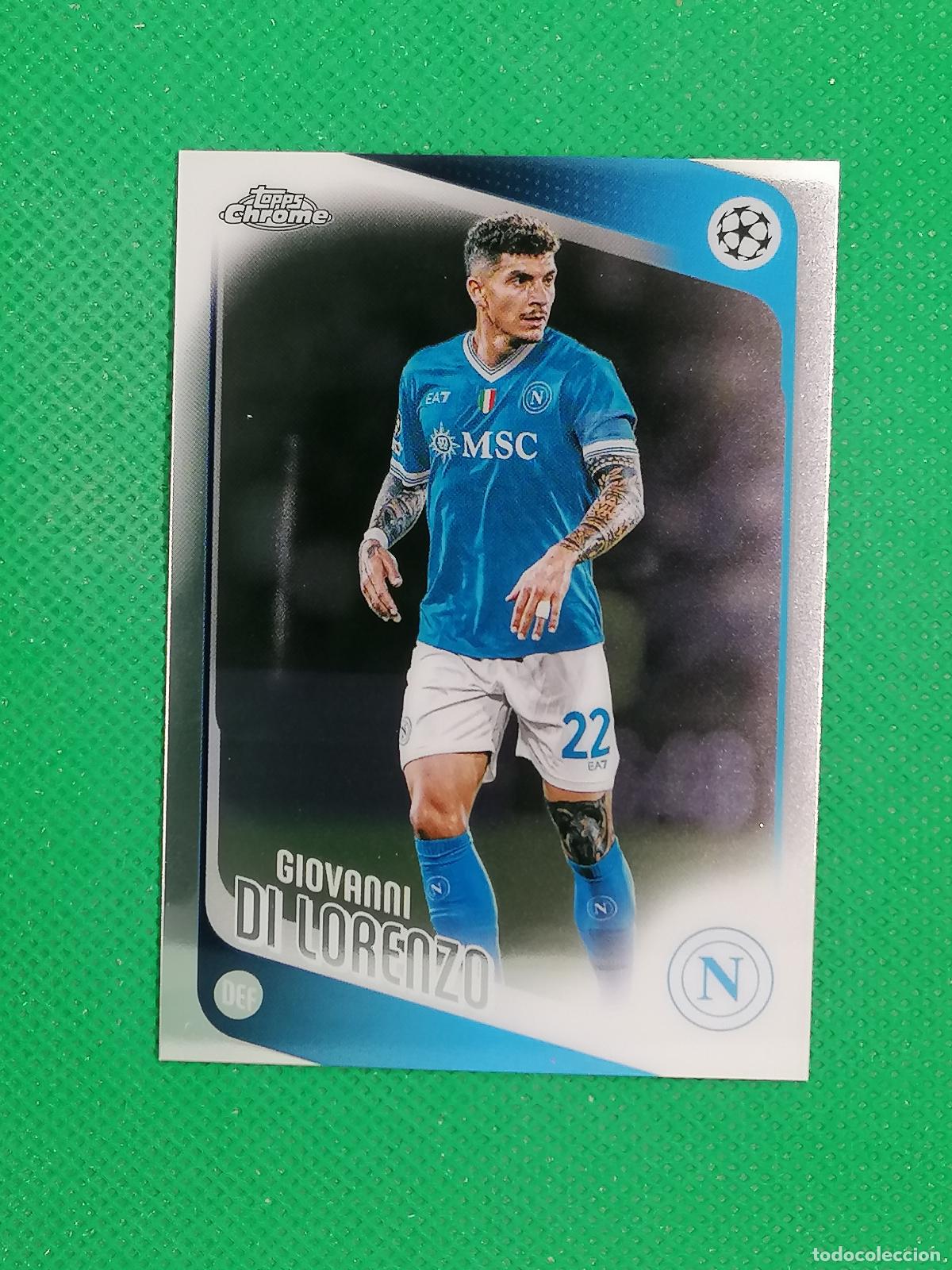 Cromos de F&uacute;tbol: 77 GIOVANNI DI LORENZO NAPOLI ⚽ TOPPS CHROME UCC 25 26 2025 2026 ⚽