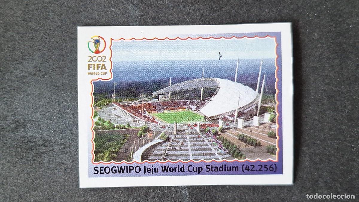 Cromos de F&uacute;tbol: L2 SEOGWIPU ESTADIO JEJU WORLD CUP STADIUM 12 MUNDIAL KOREA Y JAPON 2002 PANINI NUNCA PEGADO