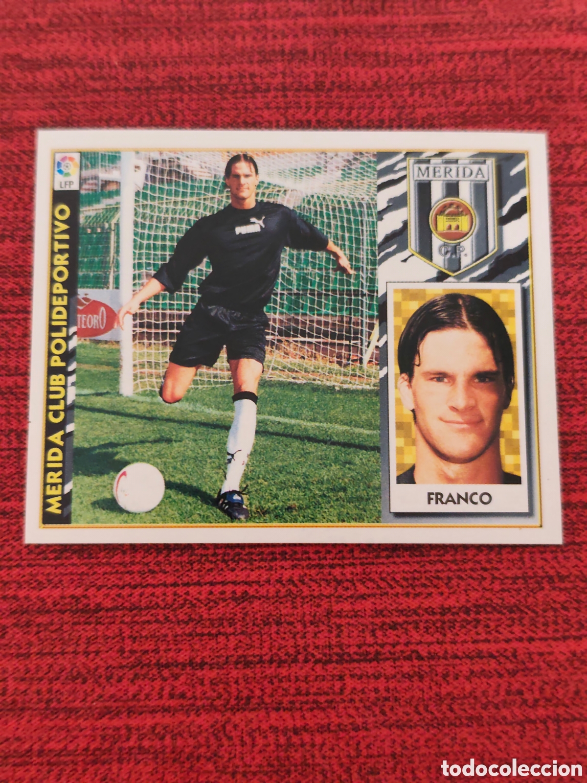Cromos de F&uacute;tbol: COLOCA FRANCO M&Eacute;RIDA EDICIONES ESTE 1997 1998