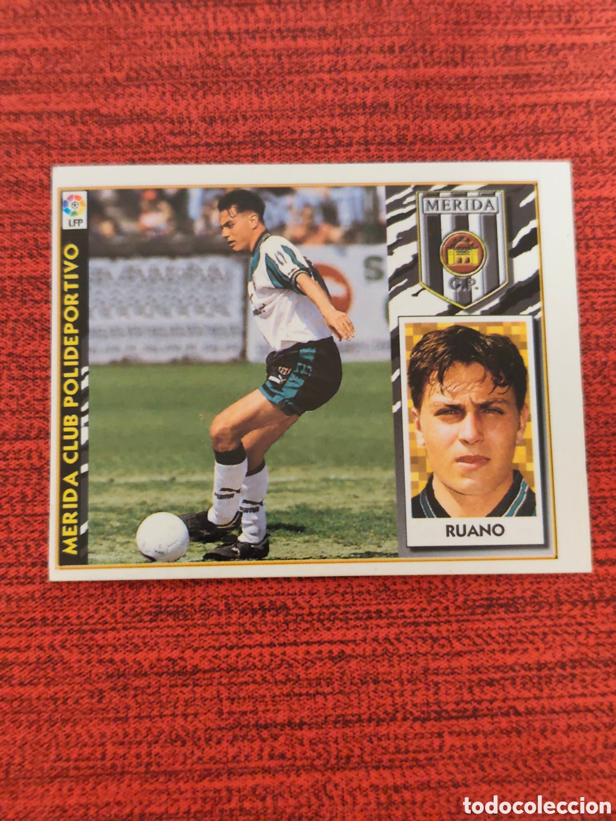 Cromos de F&uacute;tbol: COLOCA RUANO M&Eacute;RIDA EDICIONES ESTE 1997 1998