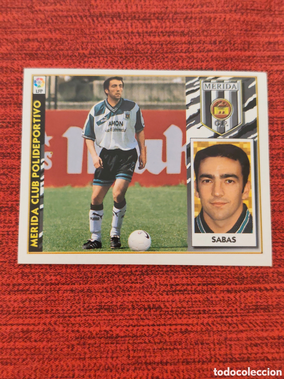 Cromos de F&uacute;tbol: COLOCA SABAS M&Eacute;RIDA EDICIONES ESTE 1997 1998