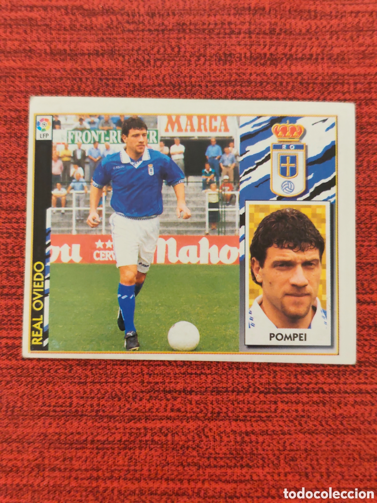 Cromos de F&uacute;tbol: COLOCA POMPEI REAL OVIEDO EDICIONES ESTE 1997 1998