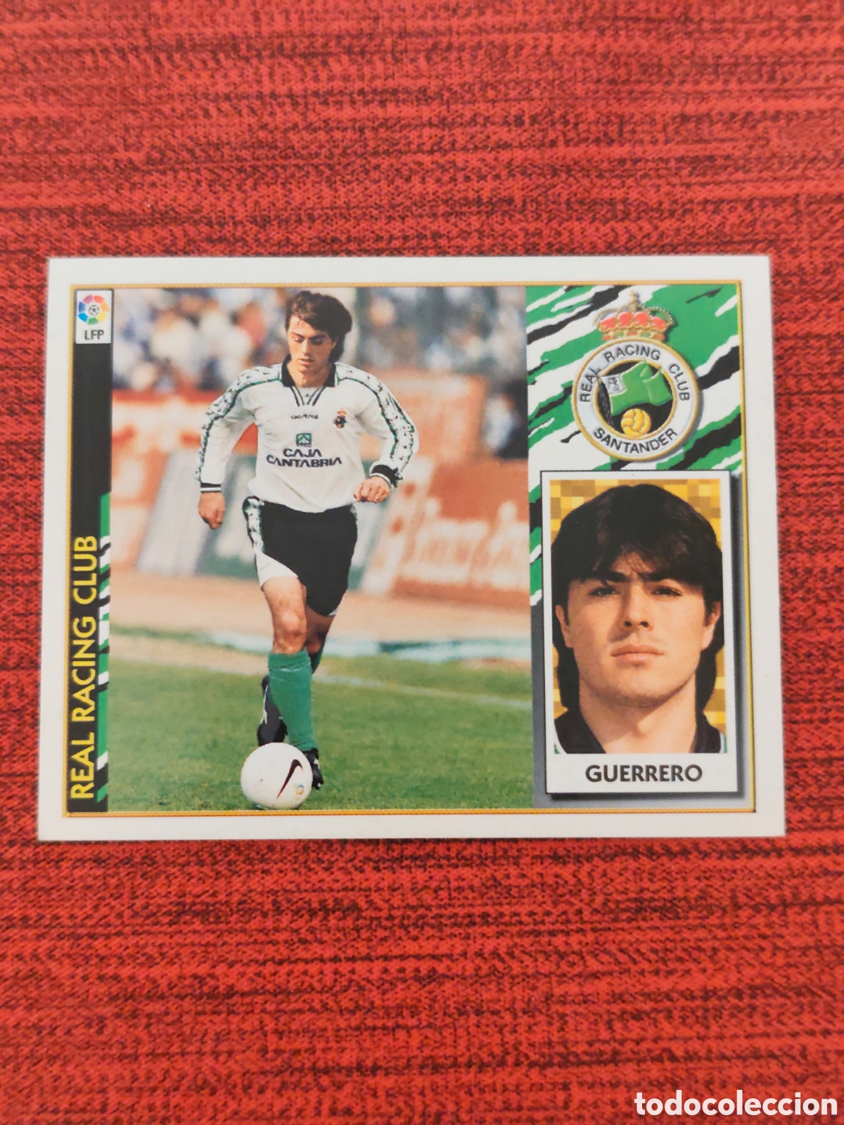 Cromos de F&uacute;tbol: COLOCA GUERRERO RACING SANTANDER EDICIONES ESTE 1997 1998