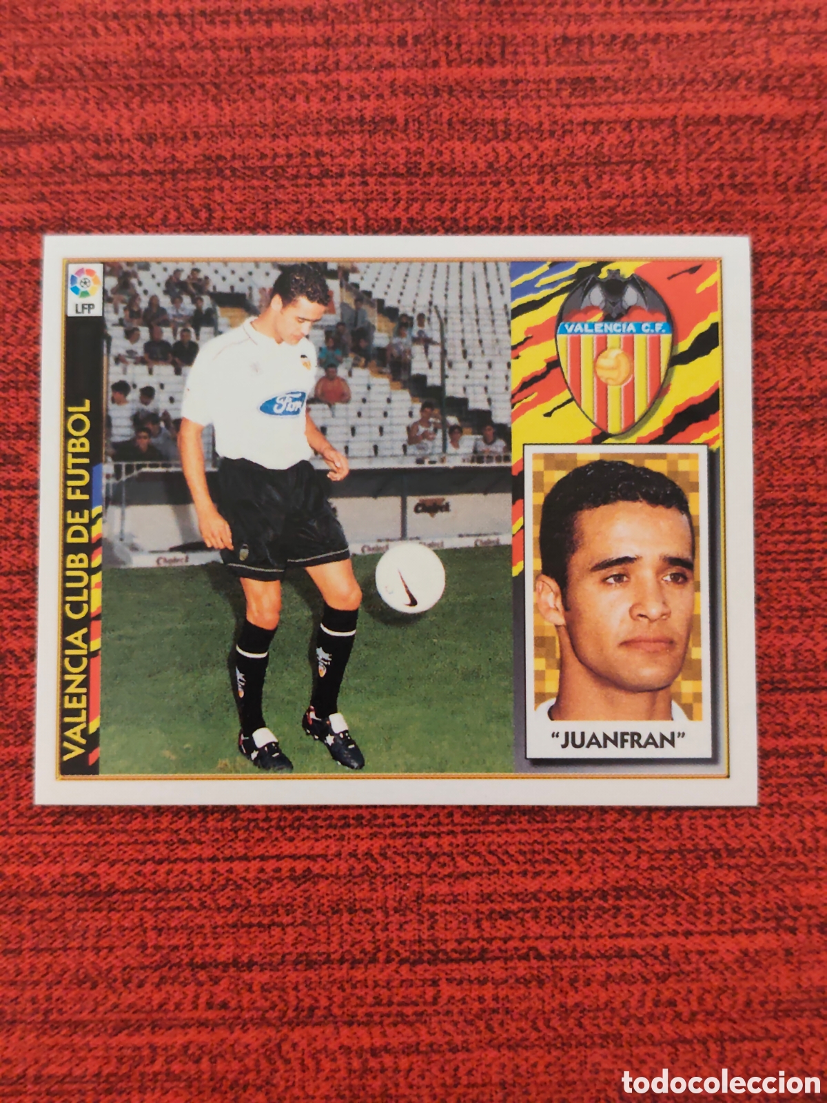 Cromos de F&uacute;tbol: COLOCA JUANFRAN VALENCIA EDICIONES ESTE 1997 1998