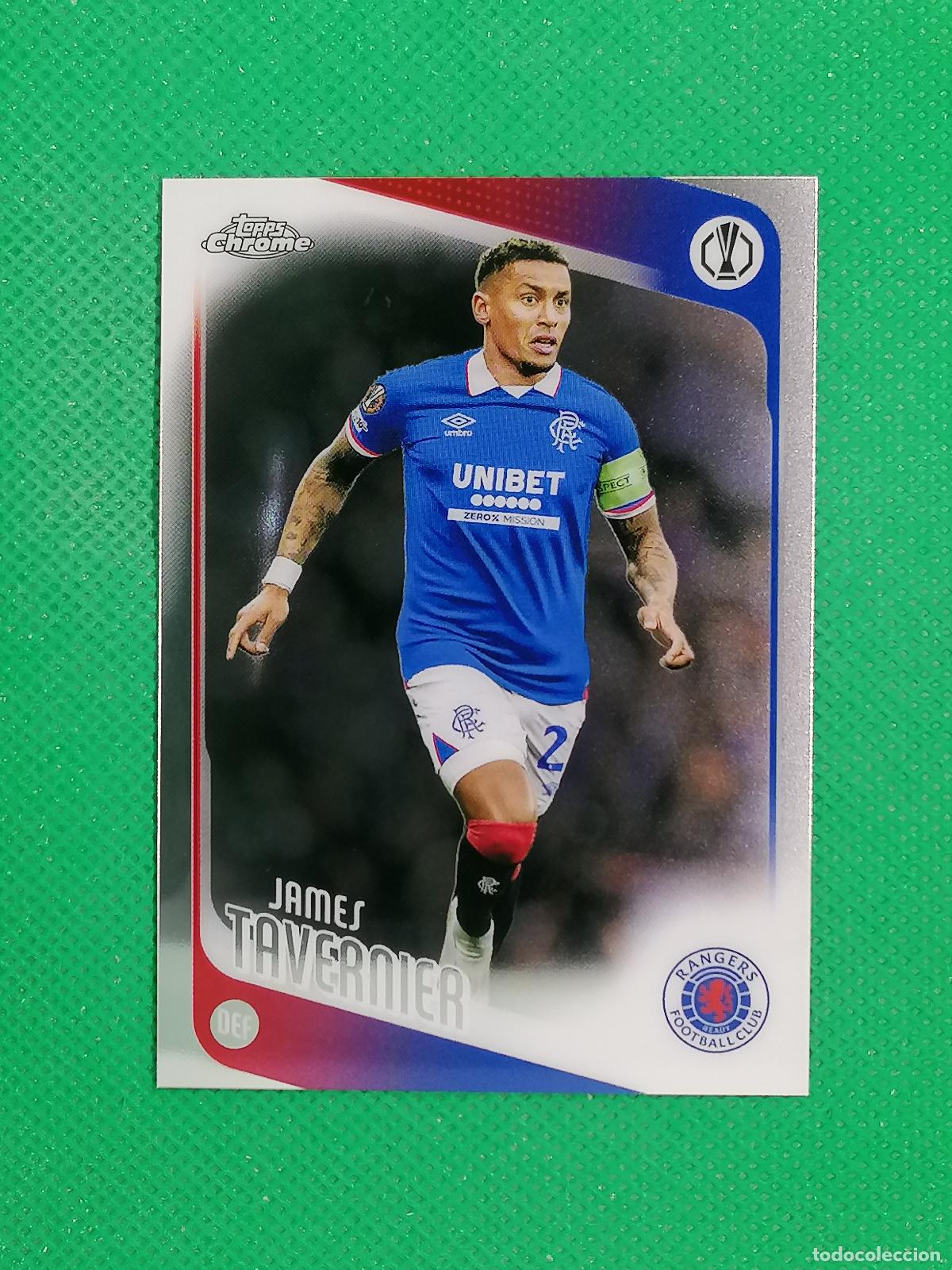 Cromos de F&uacute;tbol: 188 JAMES TAVERNIER RANGERS ⚽ TOPPS CHROME UCC 25 26 2025 2026 ⚽
