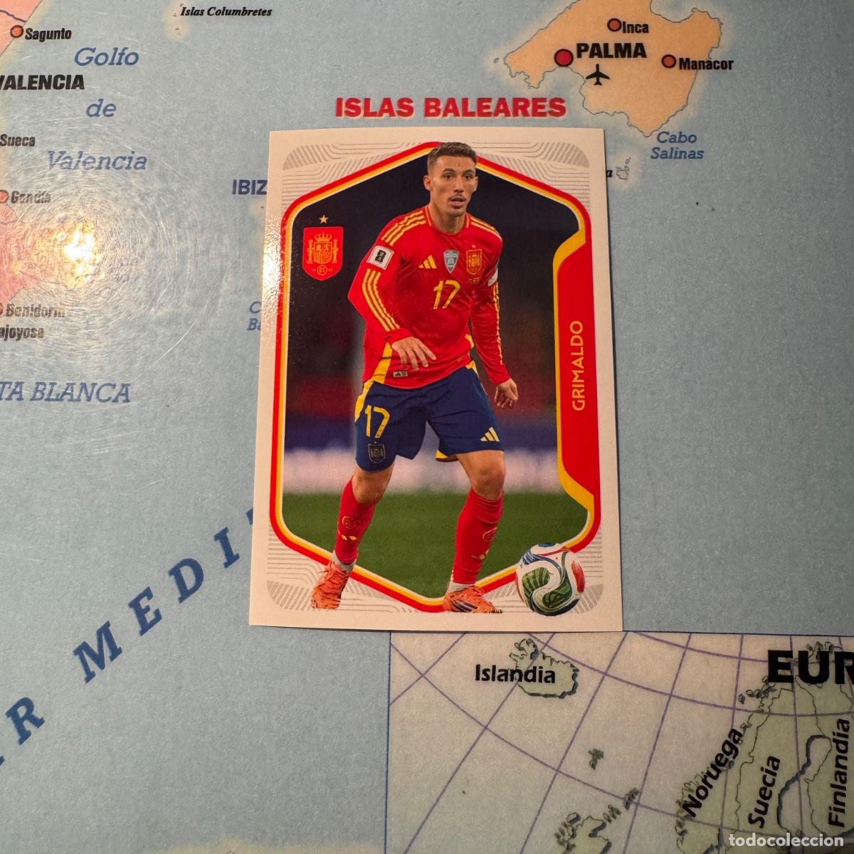 Cromos de F&uacute;tbol: Grimaldo n&uacute;mero 29 la selecci&oacute;n espa&ntilde;ola &ldquo;Espa&ntilde;a 2026&rdquo; del Carrefour 2026