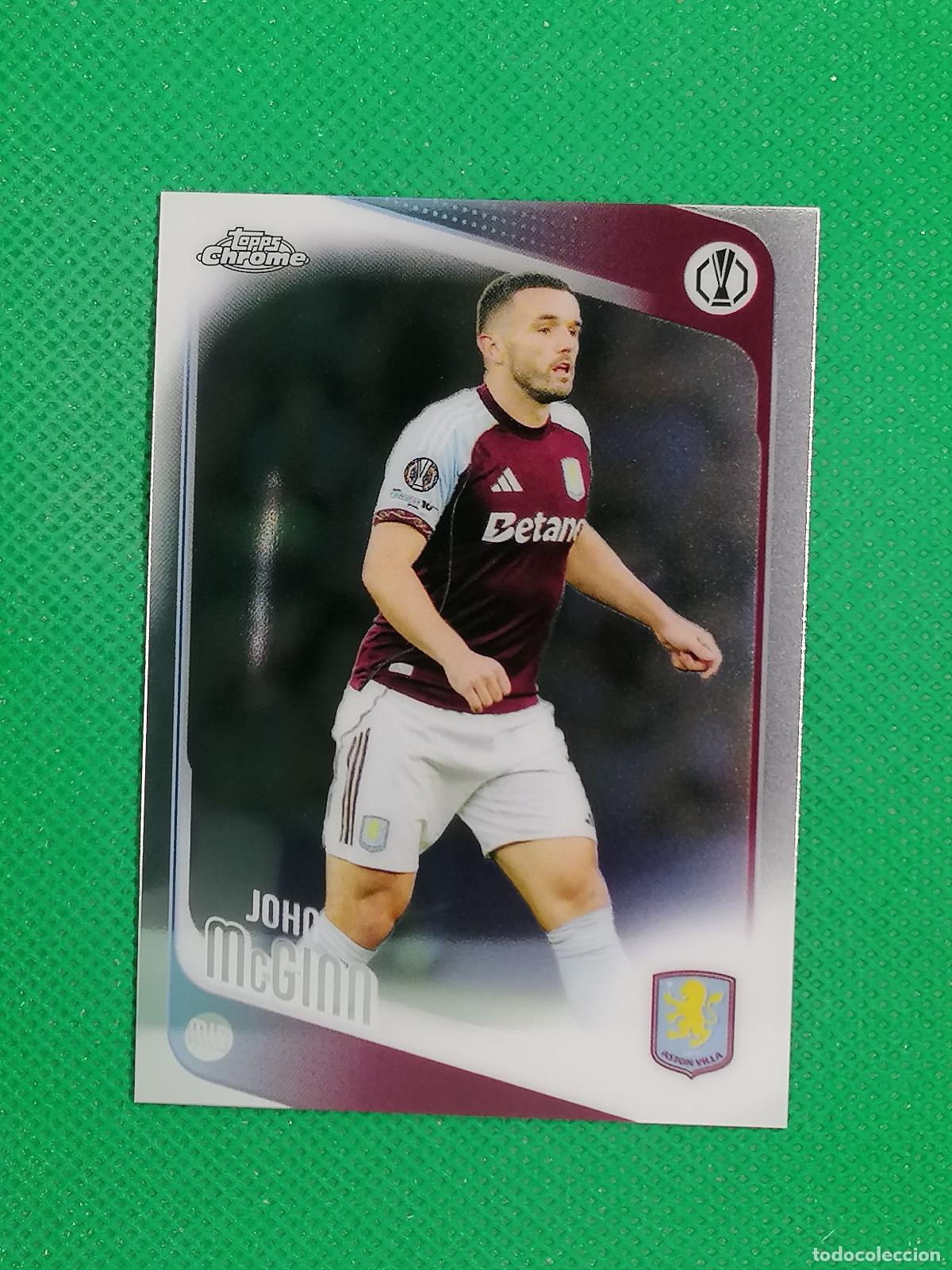 Cromos de F&uacute;tbol: 28 JOHN MCGINN ASTON VILLA ⚽ TOPPS CHROME UCC 25 26 2025 2026 ⚽